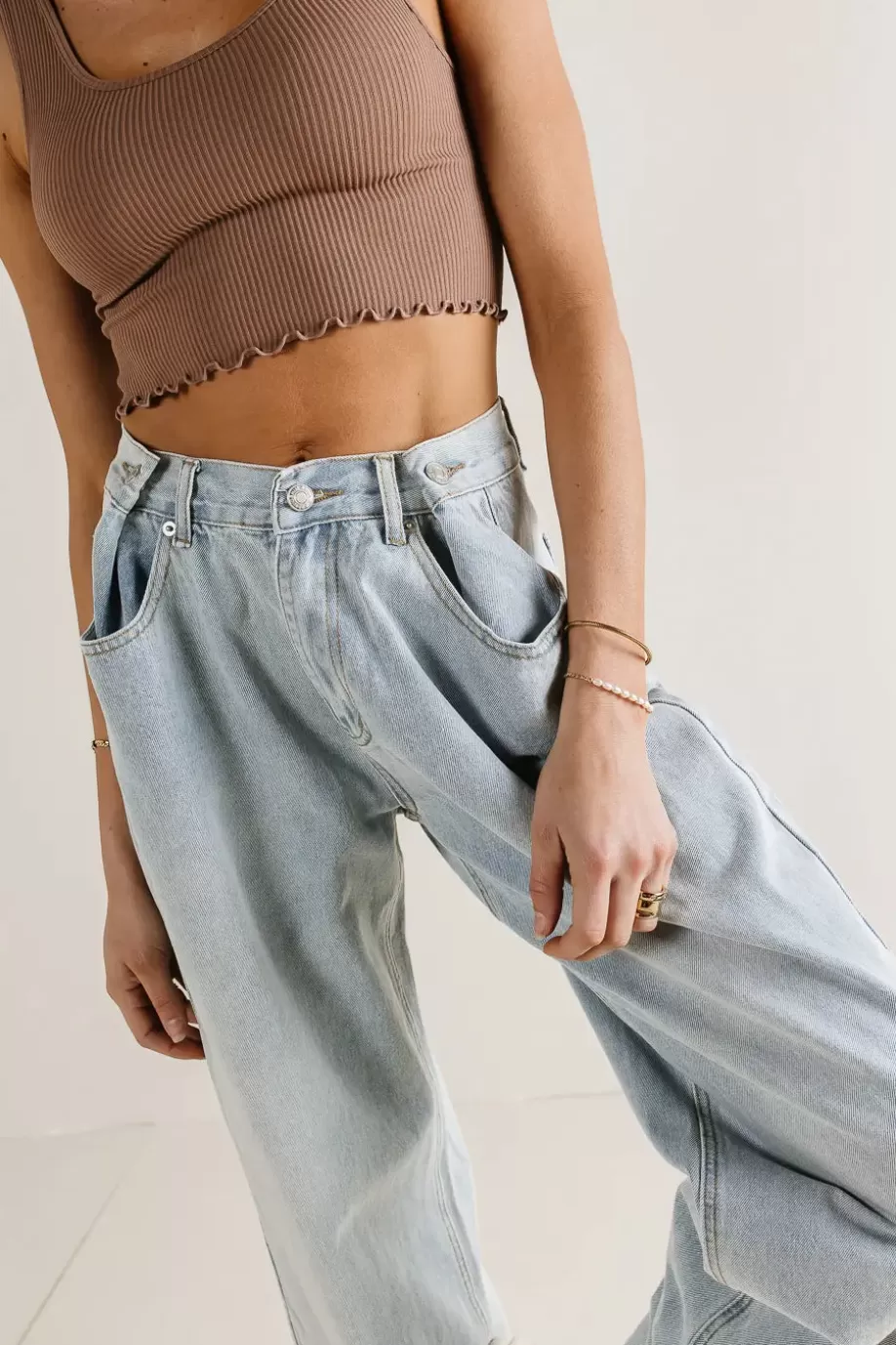 Clearance Alex Wide Leg Jeans DENIM