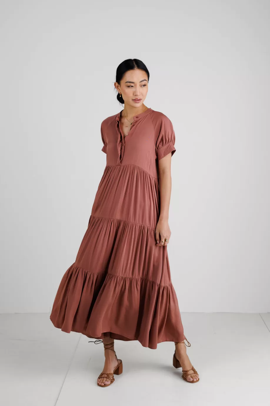 Store Amanda Tiered Dress in DRESSES