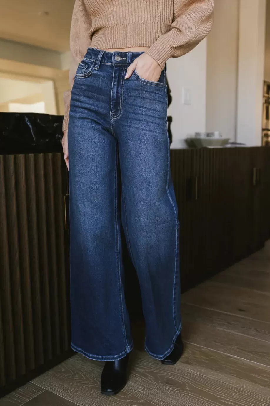 Outlet Amy Wide Leg Jeans - FINAL SALE DENIM