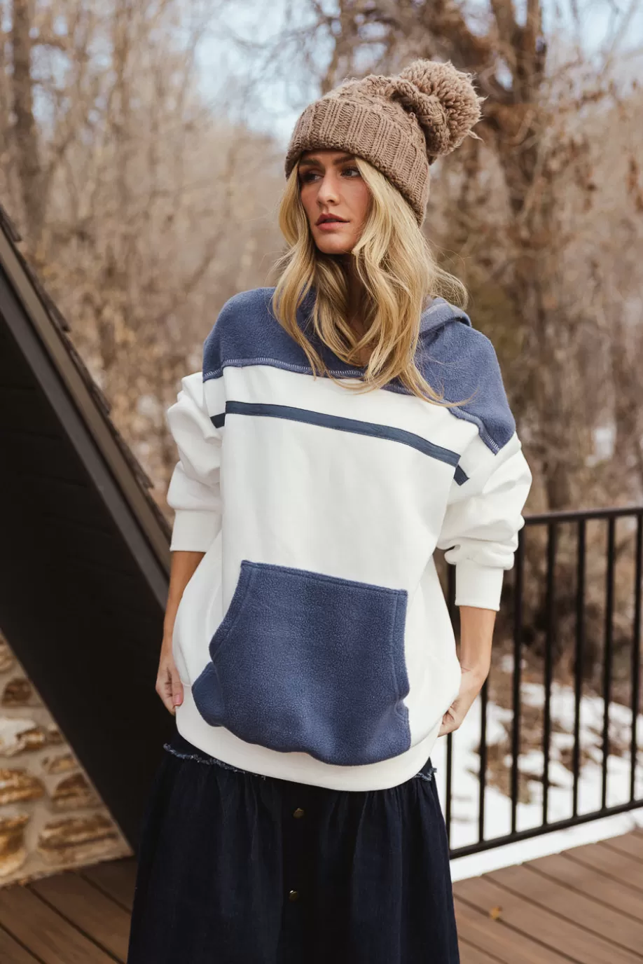 Discount Arielle Colorblock Hoodie SWEATERS | SWEATERS