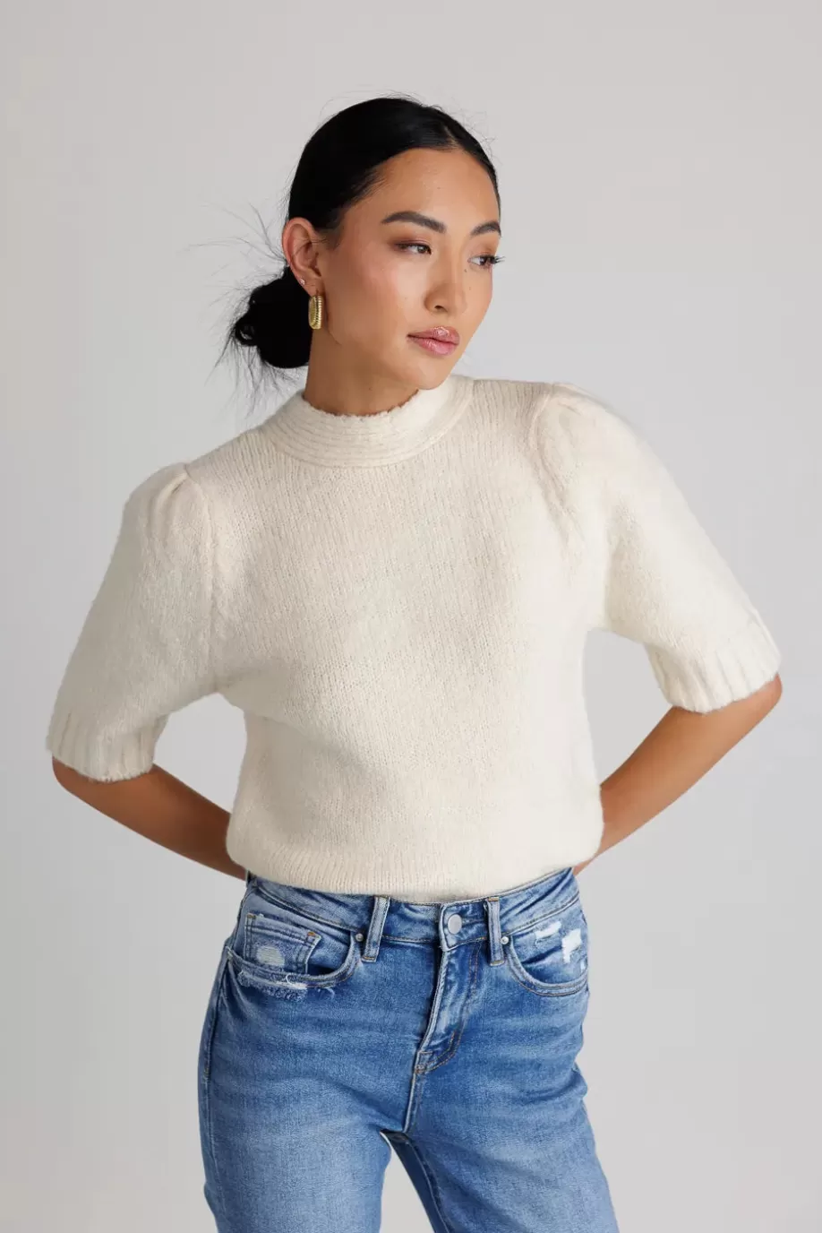 Fashion Aysha Tie Back Sweater SWEATERS | SWEATERS