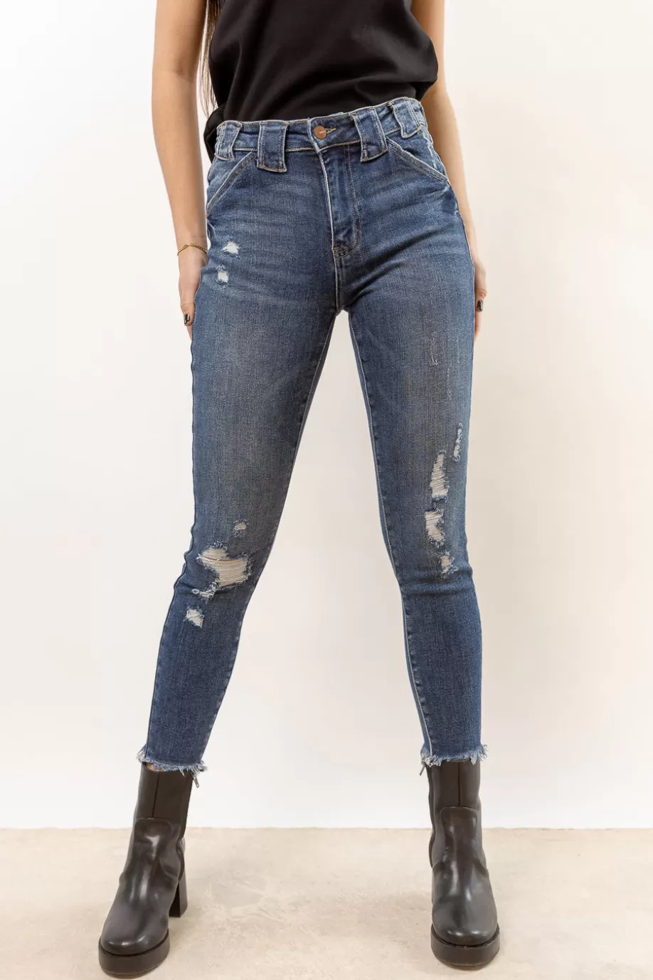 Clearance High Rise Skinny Jeans - FINAL SALE DENIM