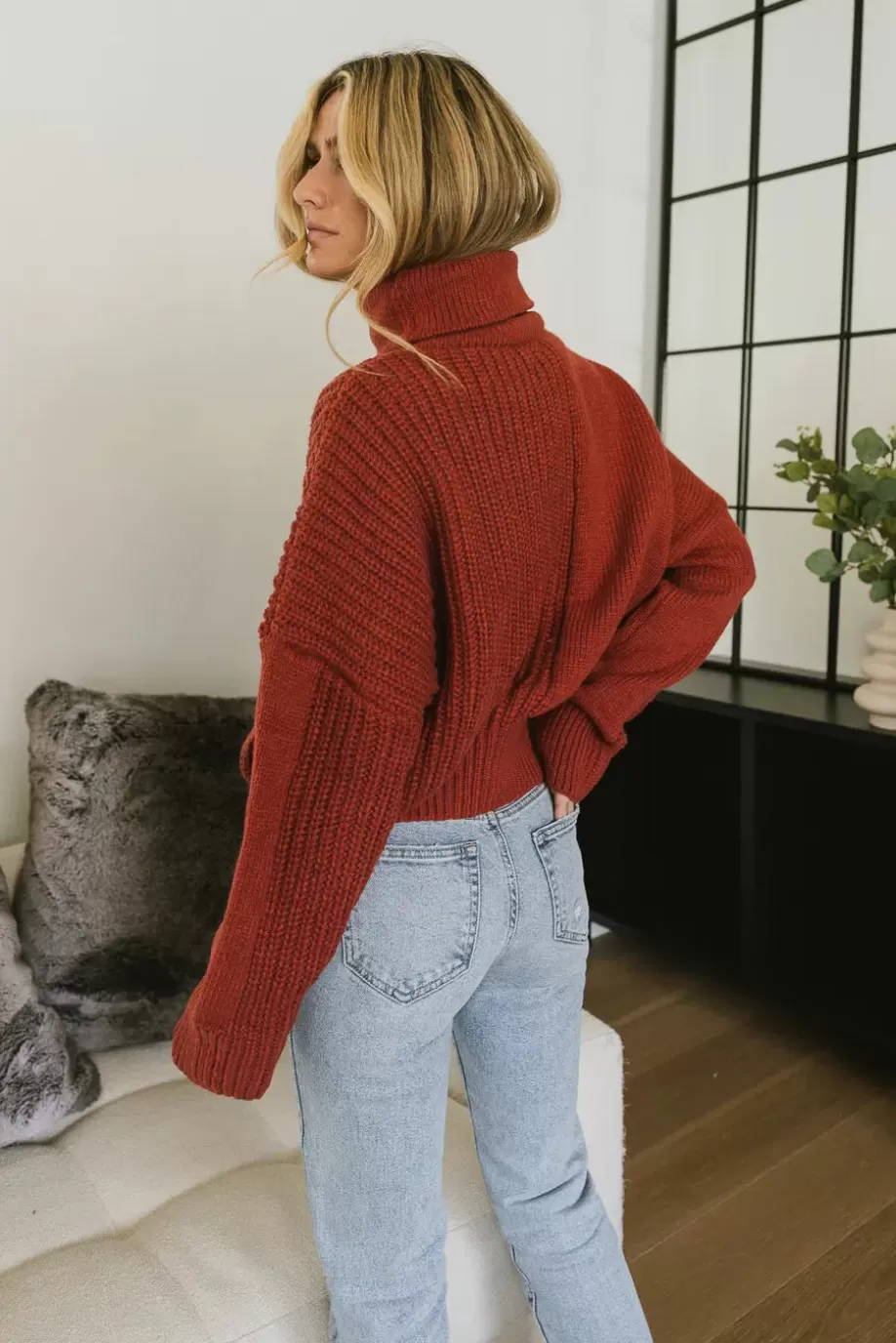 Hot Catherine Turtleneck Sweater in SWEATERS | SWEATERS