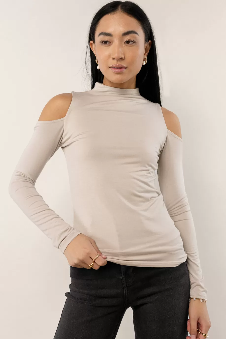 Store Cathy Open Shoulder Top in - FINAL SALE TEES & TANKS | TEES & TANKS