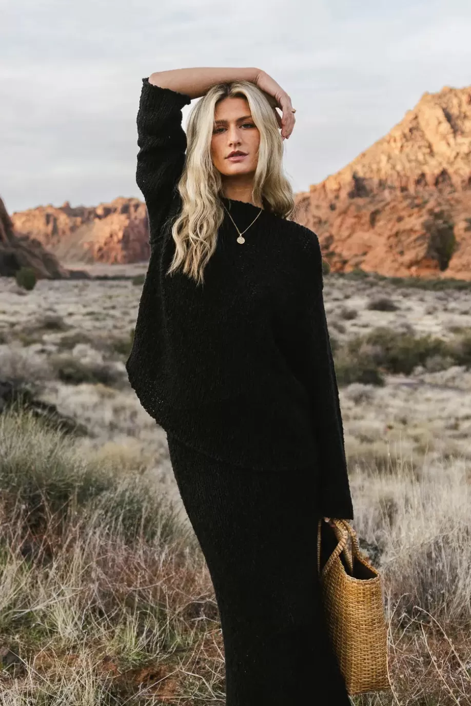 Hot Charlotte Knit Sweater in SWEATERS | SWEATERS