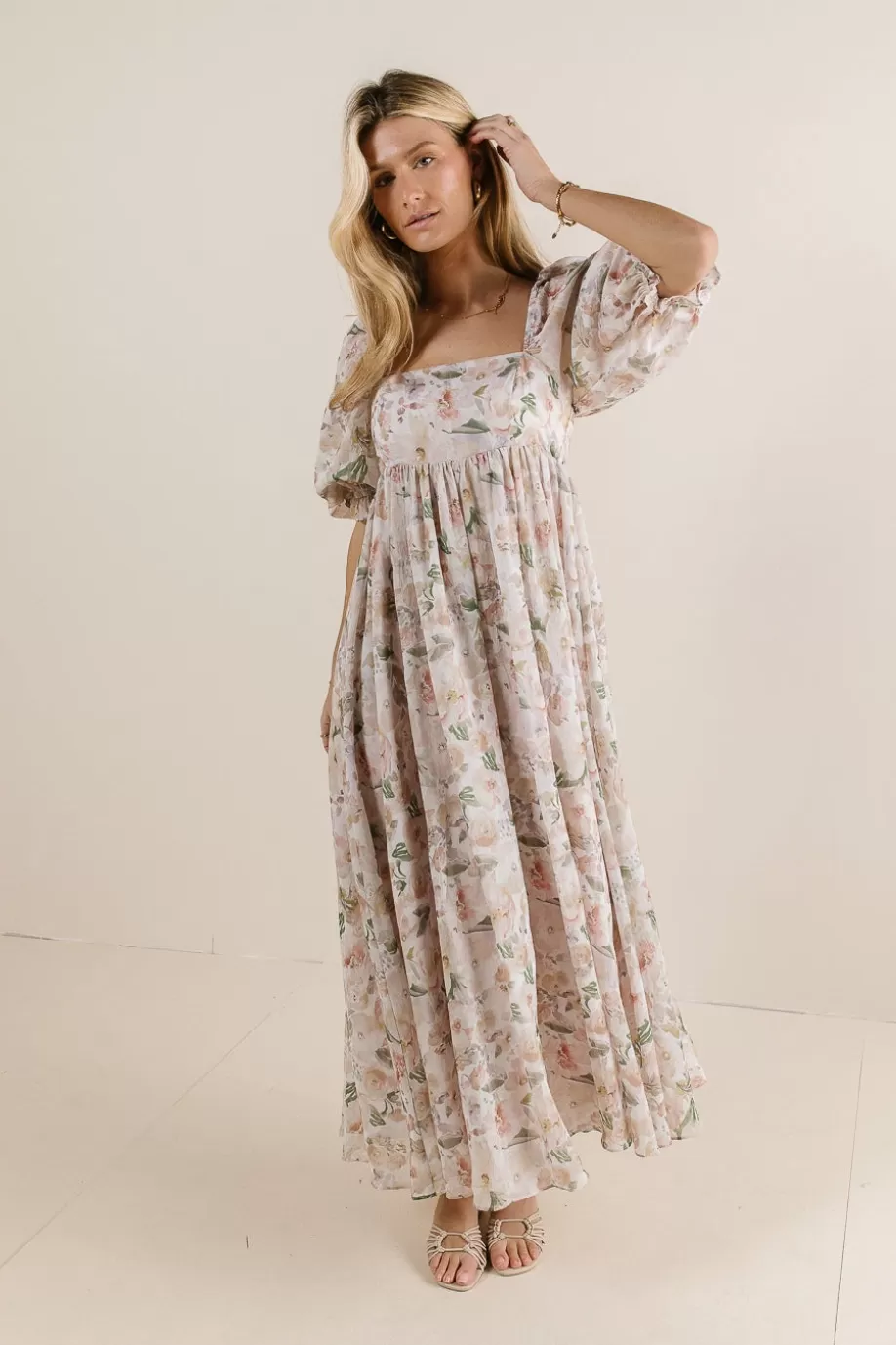 Store Chasing A Feeling Dress in Blush MAXI DRESSES | DRESSES