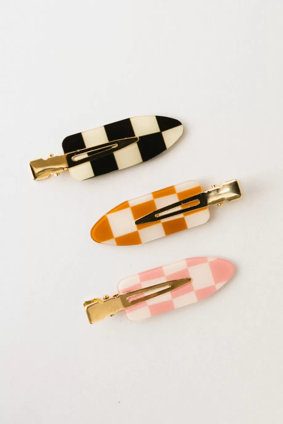 Cheap Checkered Creaseless Hair Clips in HAIR ACCESSORIES | HAIR ACCESSORIES