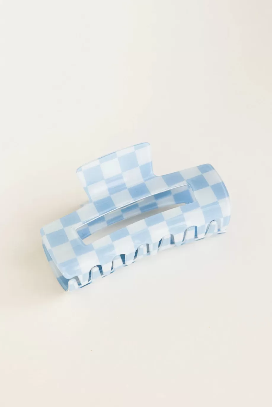 Cheap Checkered Rectangle Claw Clip in HAIR ACCESSORIES | HAIR ACCESSORIES