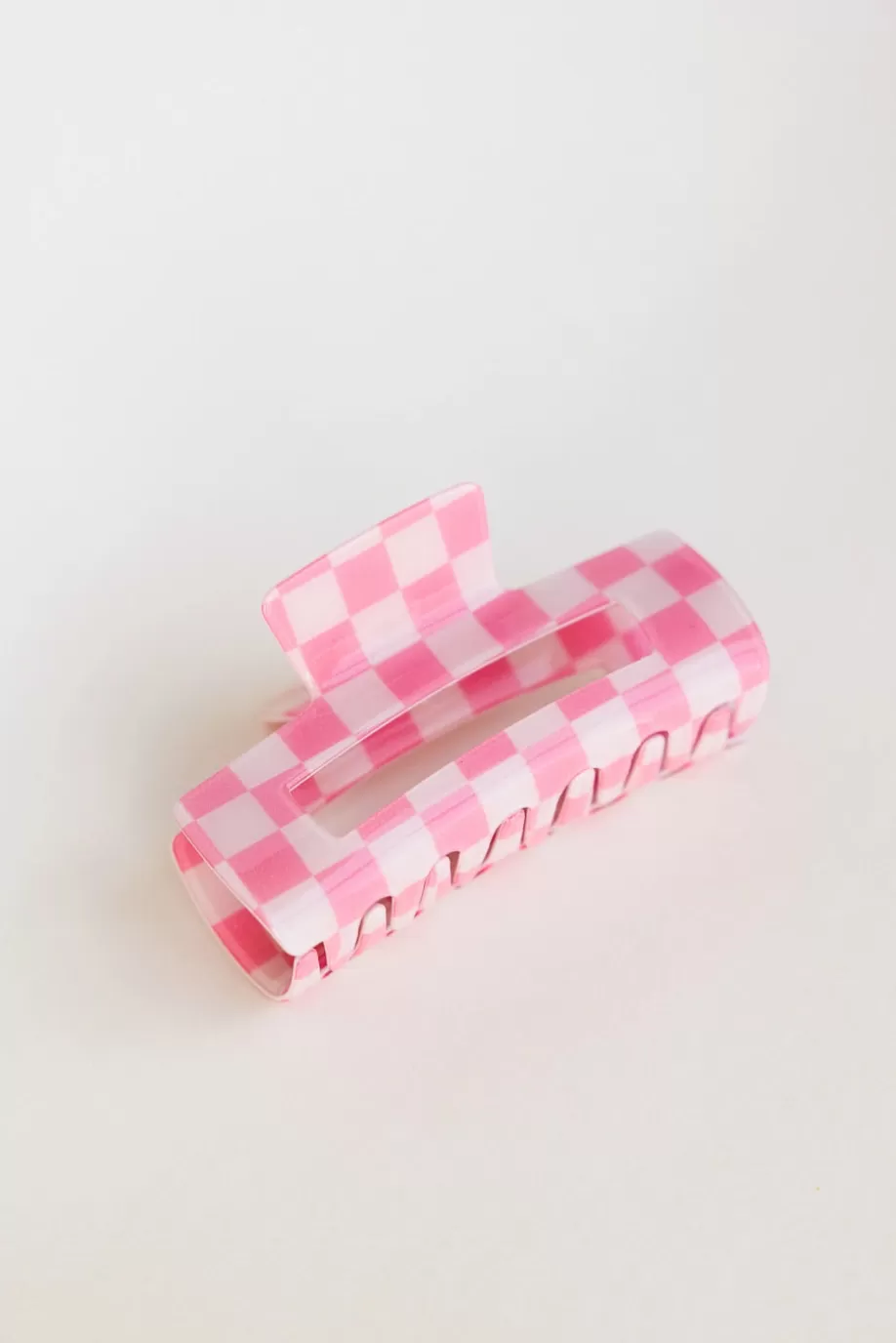 Best Sale Checkered Rectangle Claw Clip in HAIR ACCESSORIES | HAIR ACCESSORIES