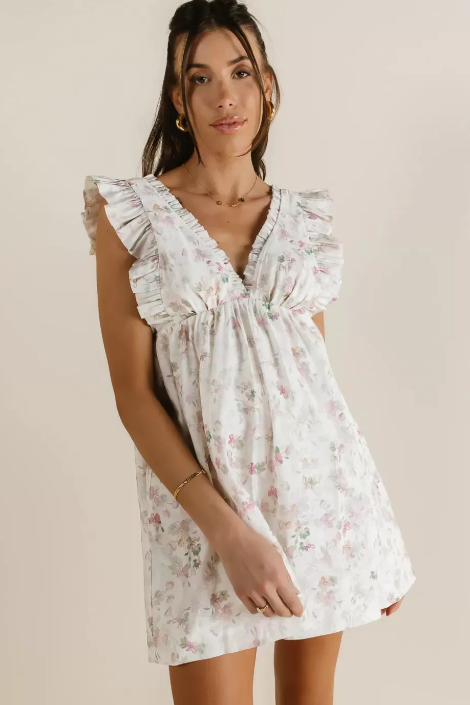 Best Cherry Blossom Babydoll Dress MINI DRESSES | DRESSES