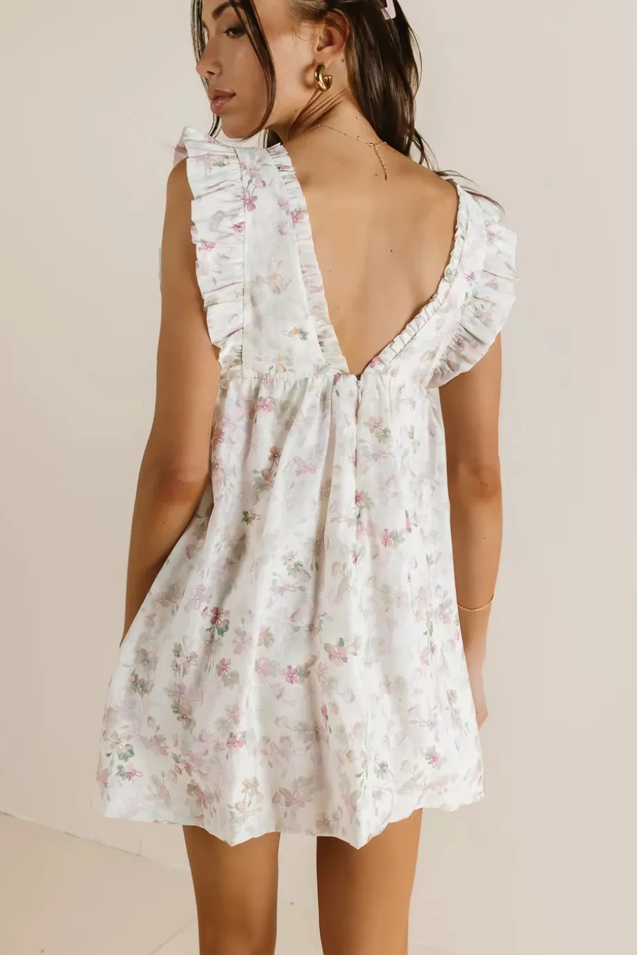 Best Cherry Blossom Babydoll Dress MINI DRESSES | DRESSES