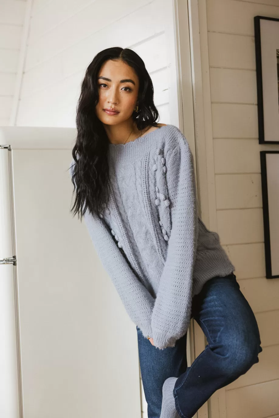 Best Sale Dakota Cable Knit Sweater in SWEATERS | SWEATERS