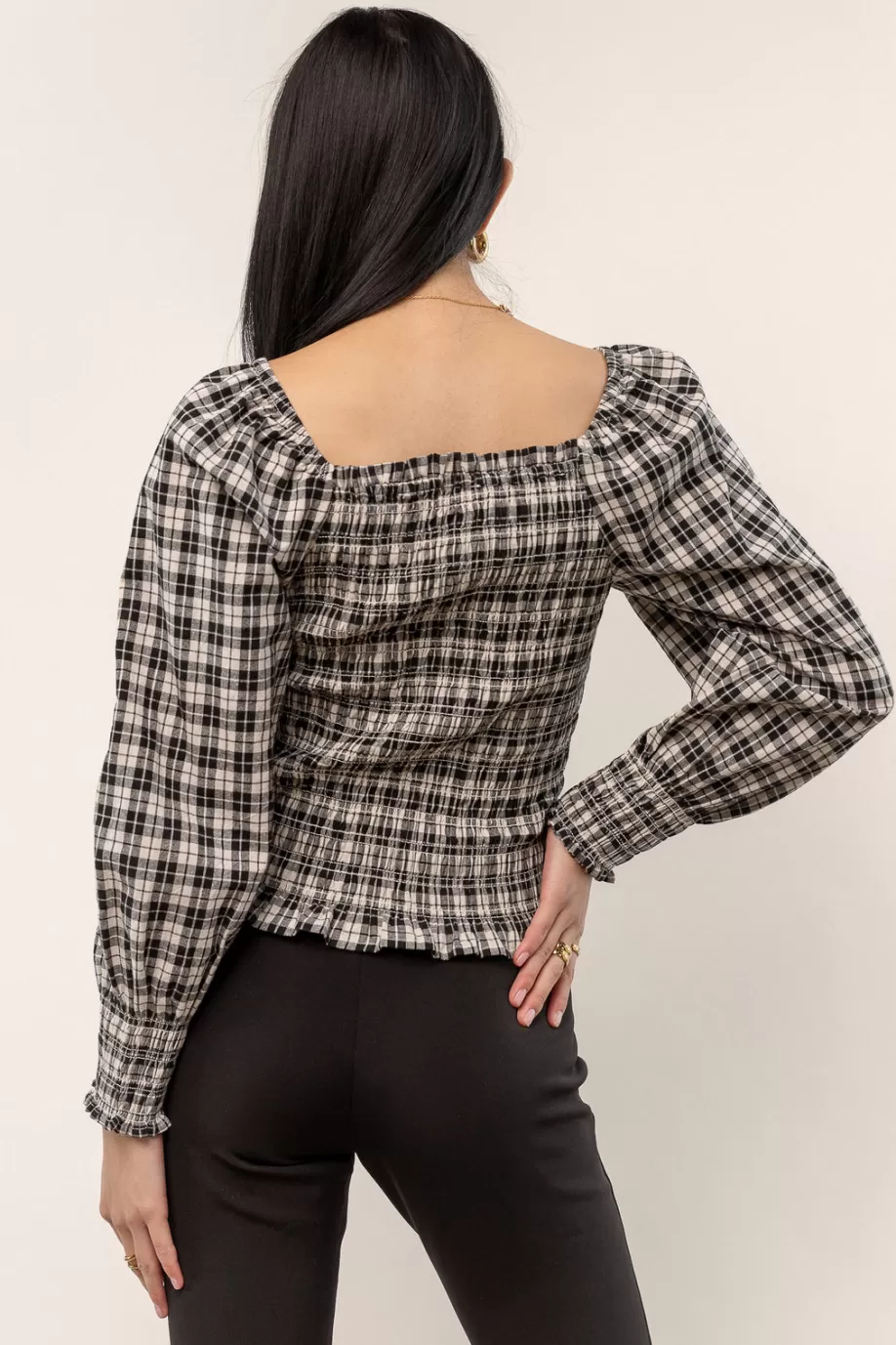 Shop Devin Plaid Top in - FINAL SALE BLOUSES | BLOUSES