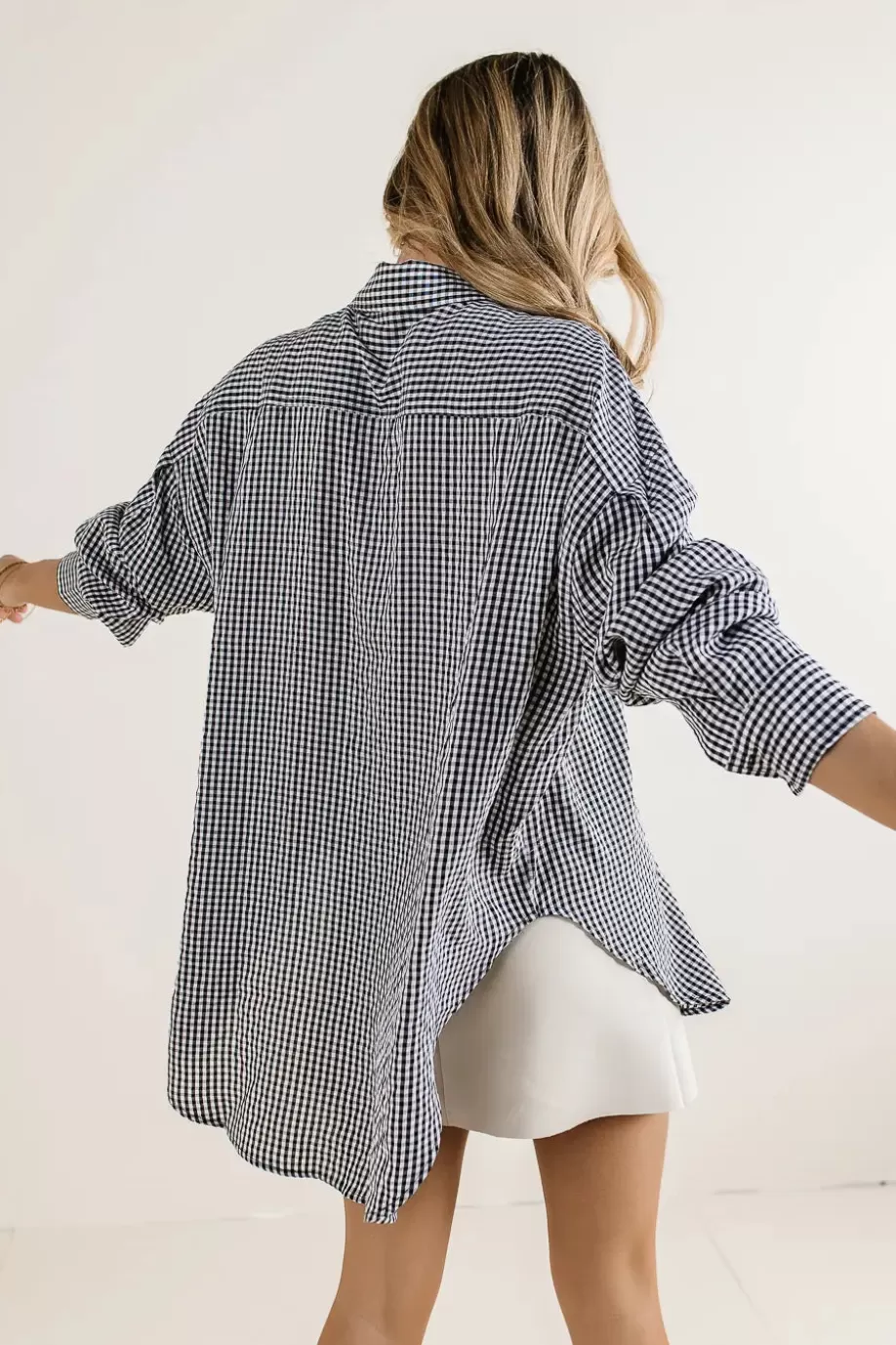 Online Ellie Gingham Button Up BUTTON DOWN | BLOUSES