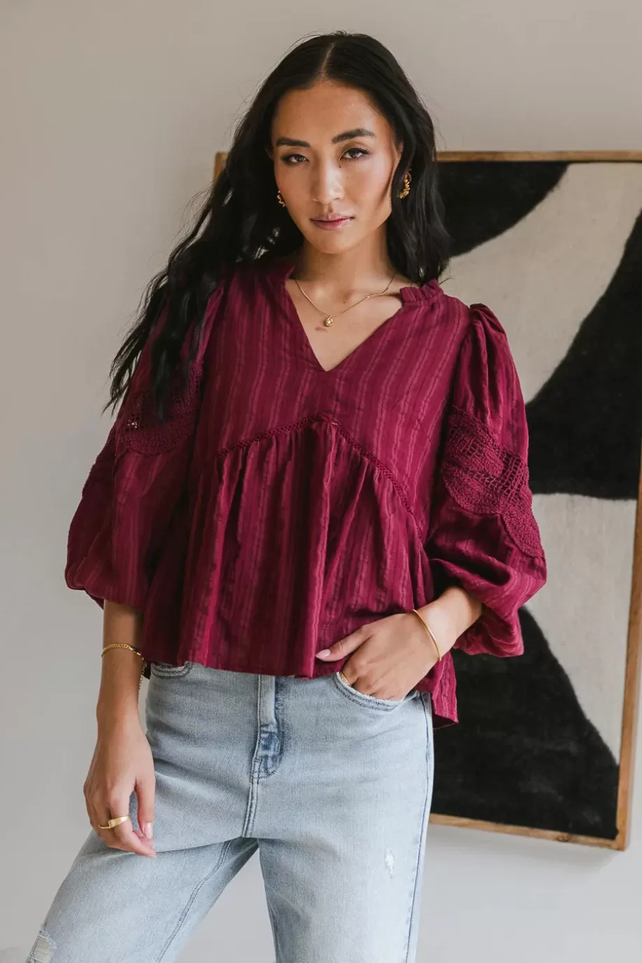 Clearance Ellison Blouse in - FINAL SALE BLOUSES | BLOUSES