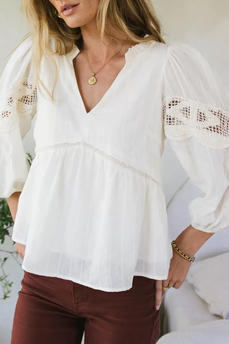 Clearance Ellison Blouse in - FINAL SALE BLOUSES | BLOUSES