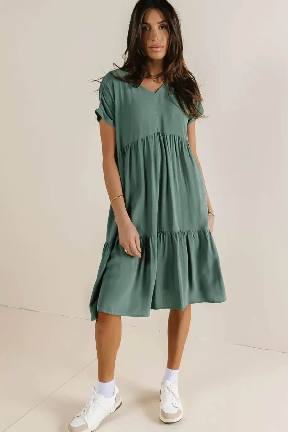 Store Essie Tiered Dress MIDI DRESSES | DRESSES