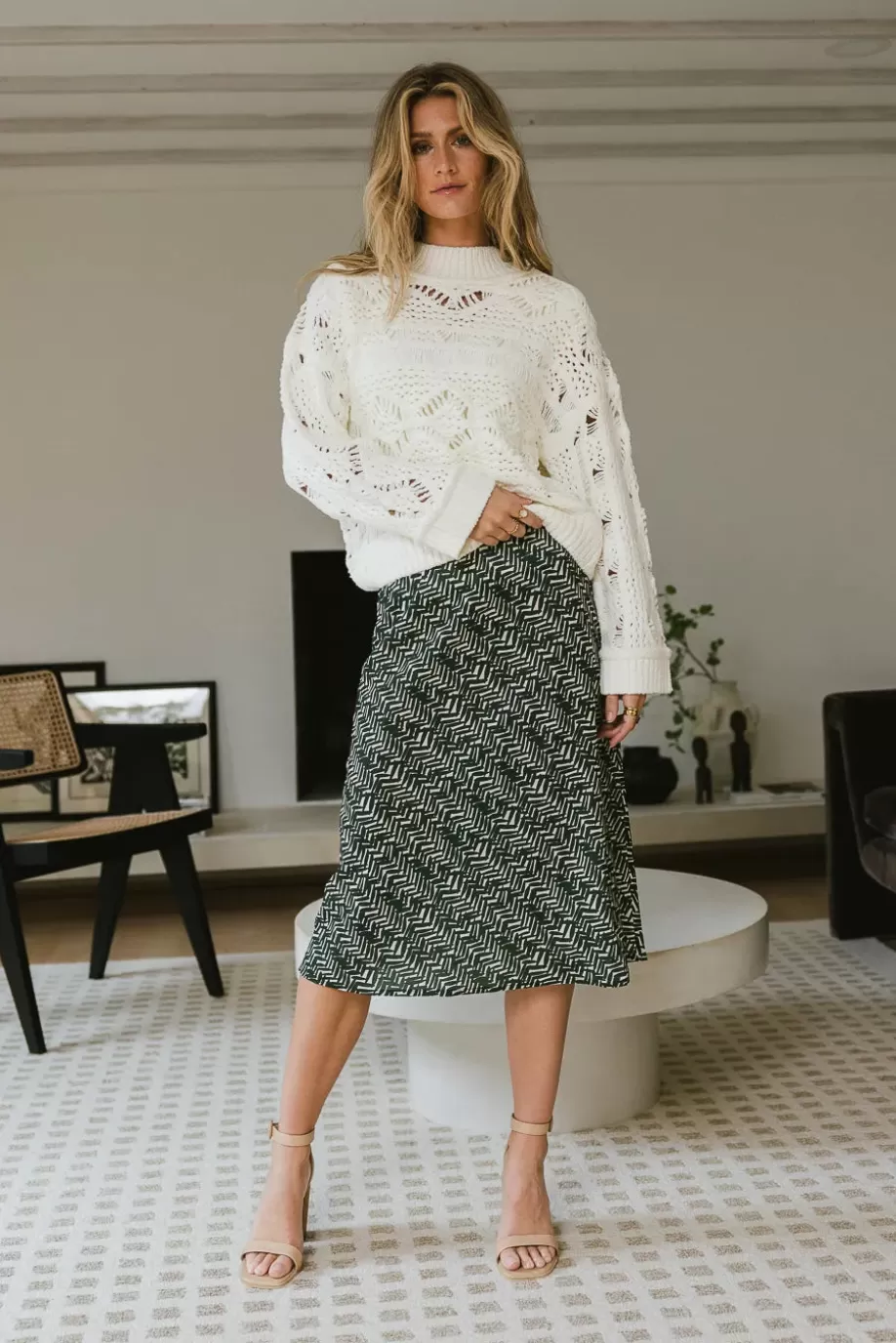 Sale Everly Printed Skirt in - FINAL SALE SKIRTS