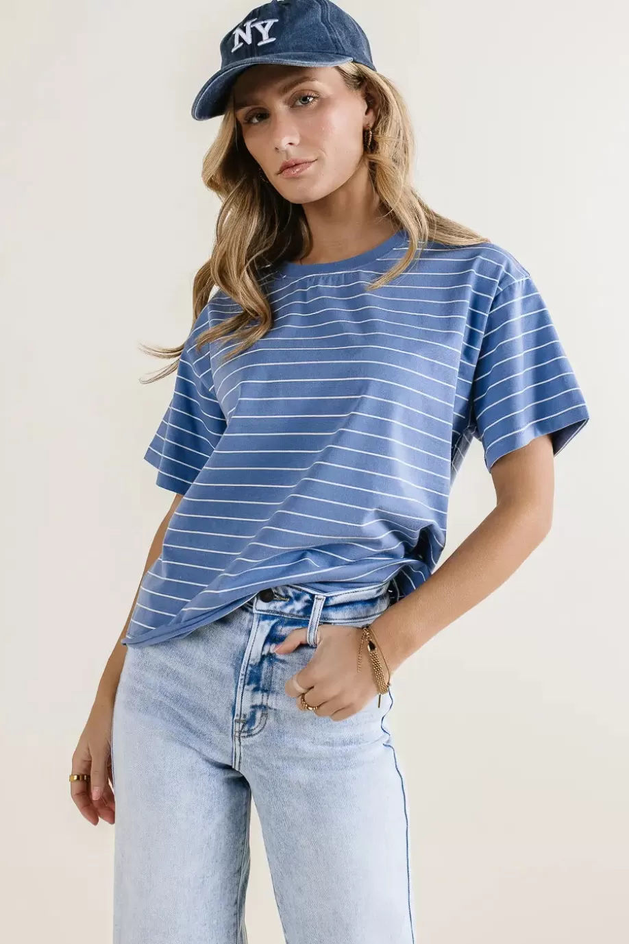 Clearance Evie Striped T-Shirt in TEES & TANKS | TEES & TANKS