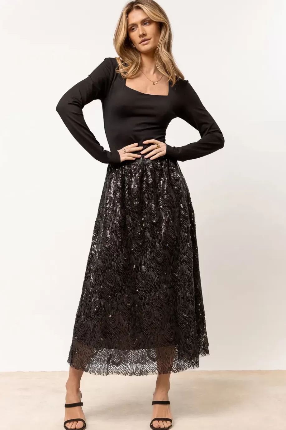 Best Sale Faye Sequin Skirt in - FINAL SALE SKIRTS