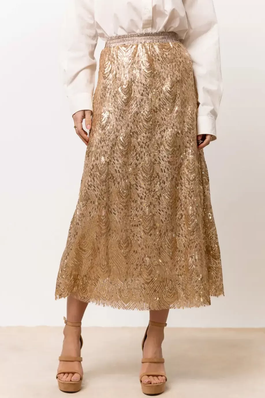 Online Faye Sequin Skirt in - FINAL SALE SKIRTS