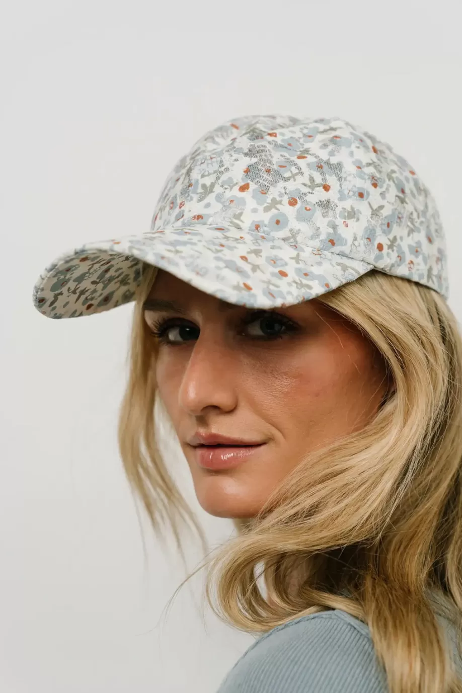 Sale Floral Baseball Cap in HATS & CAPS