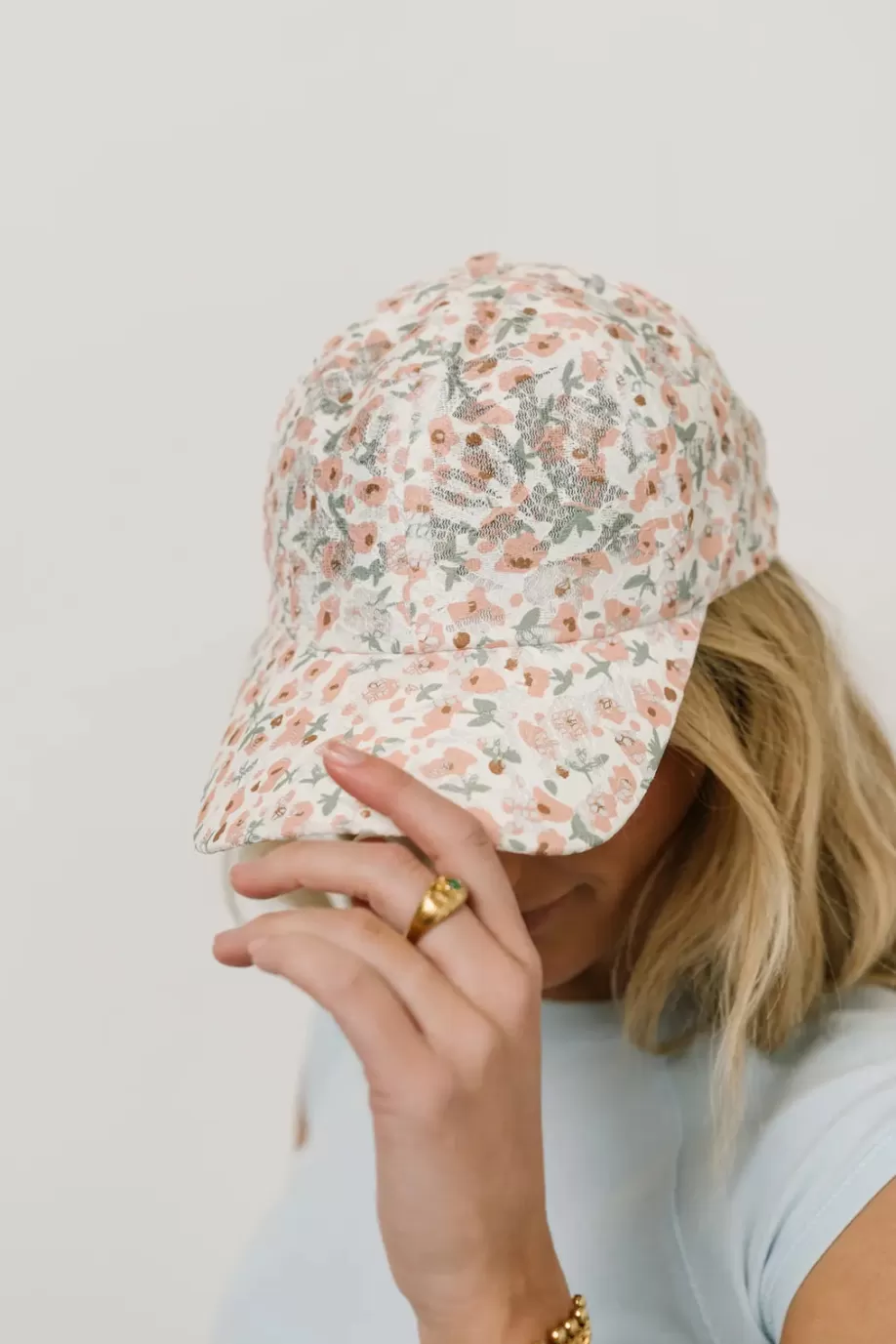 Hot Floral Baseball Cap in HATS & CAPS