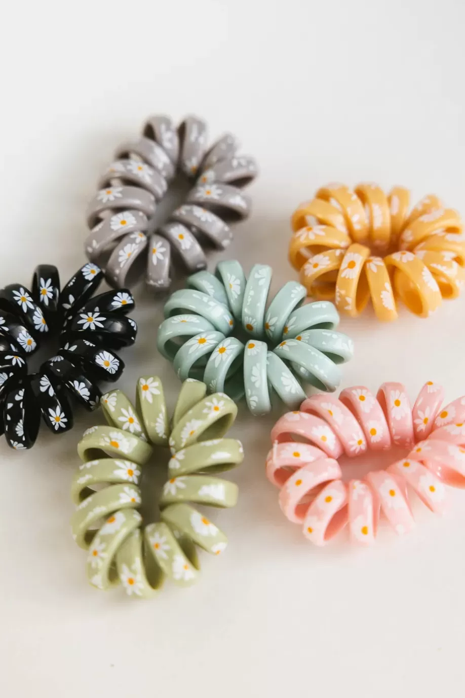 Flash Sale Floral Spiral Hair Ties HAIR ACCESSORIES | HAIR ACCESSORIES