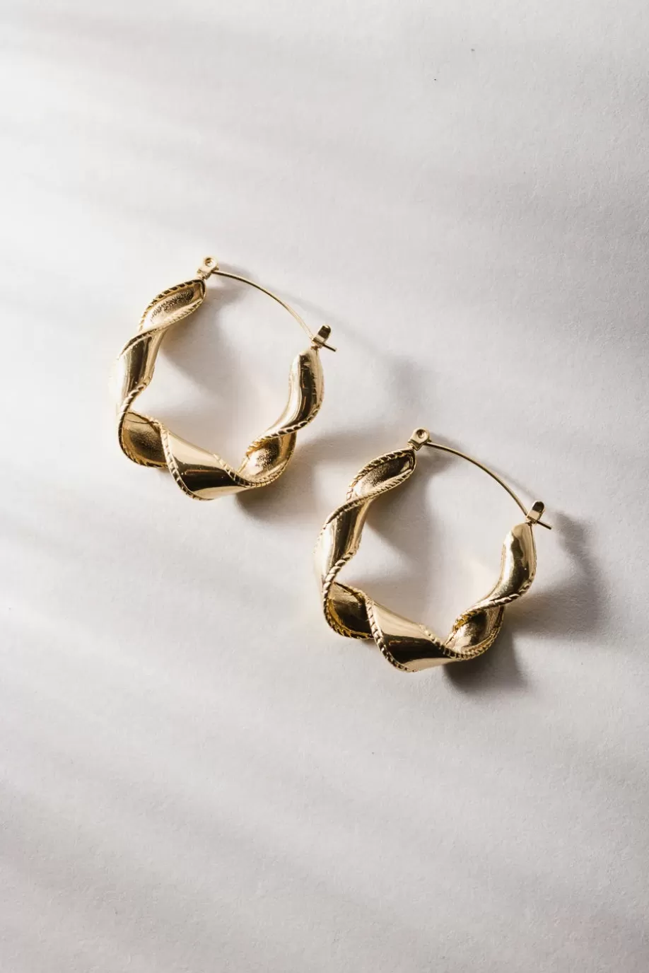 Cheap Frances Twisted Hoop Earrings JEWELRY | JEWELRY