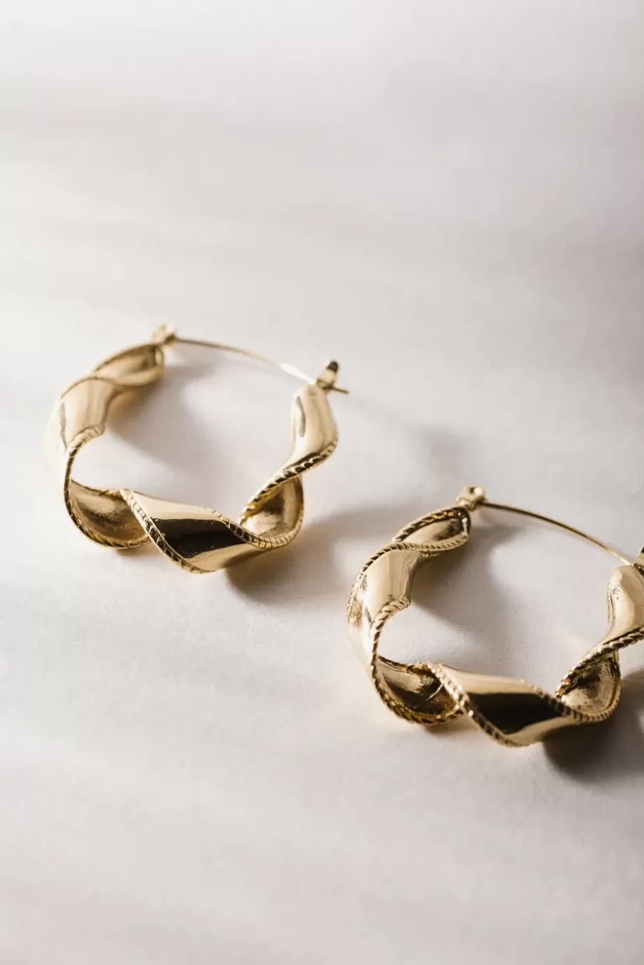 Cheap Frances Twisted Hoop Earrings JEWELRY | JEWELRY