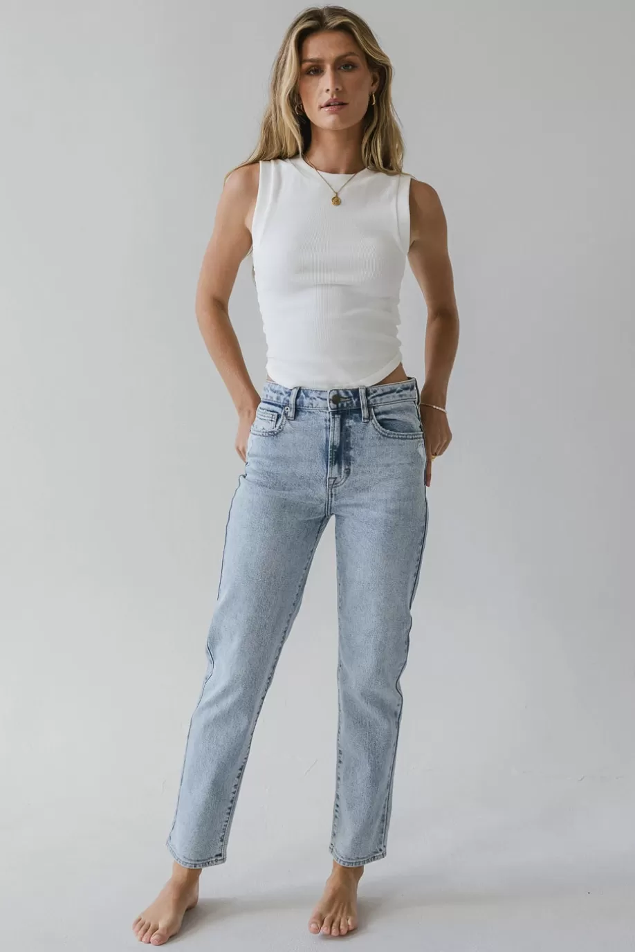 Flash Sale Georgia Straight Leg Jeans DENIM