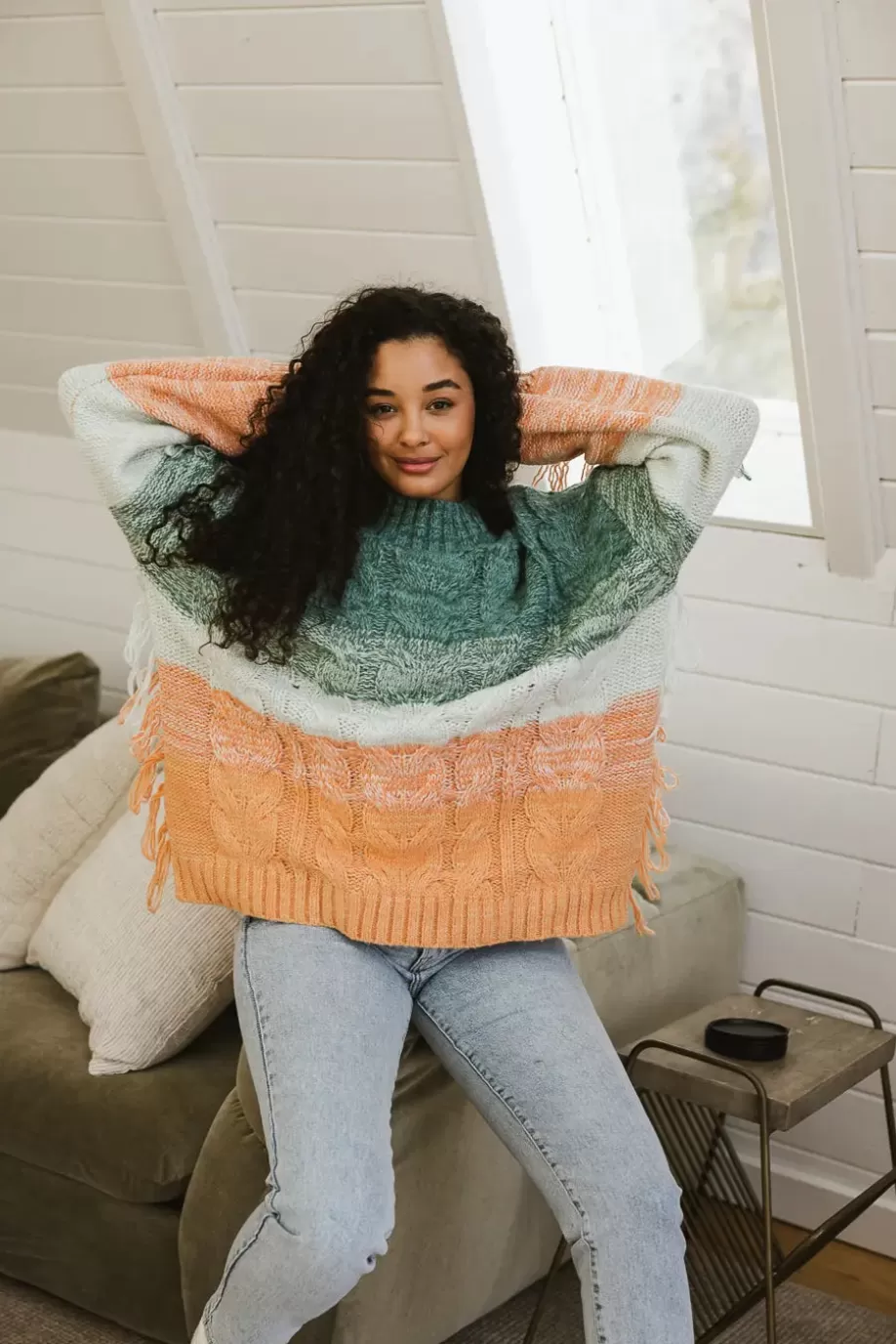 Online Gia Oversized Cable Knit Sweater - FINAL SALE SWEATERS | SWEATERS