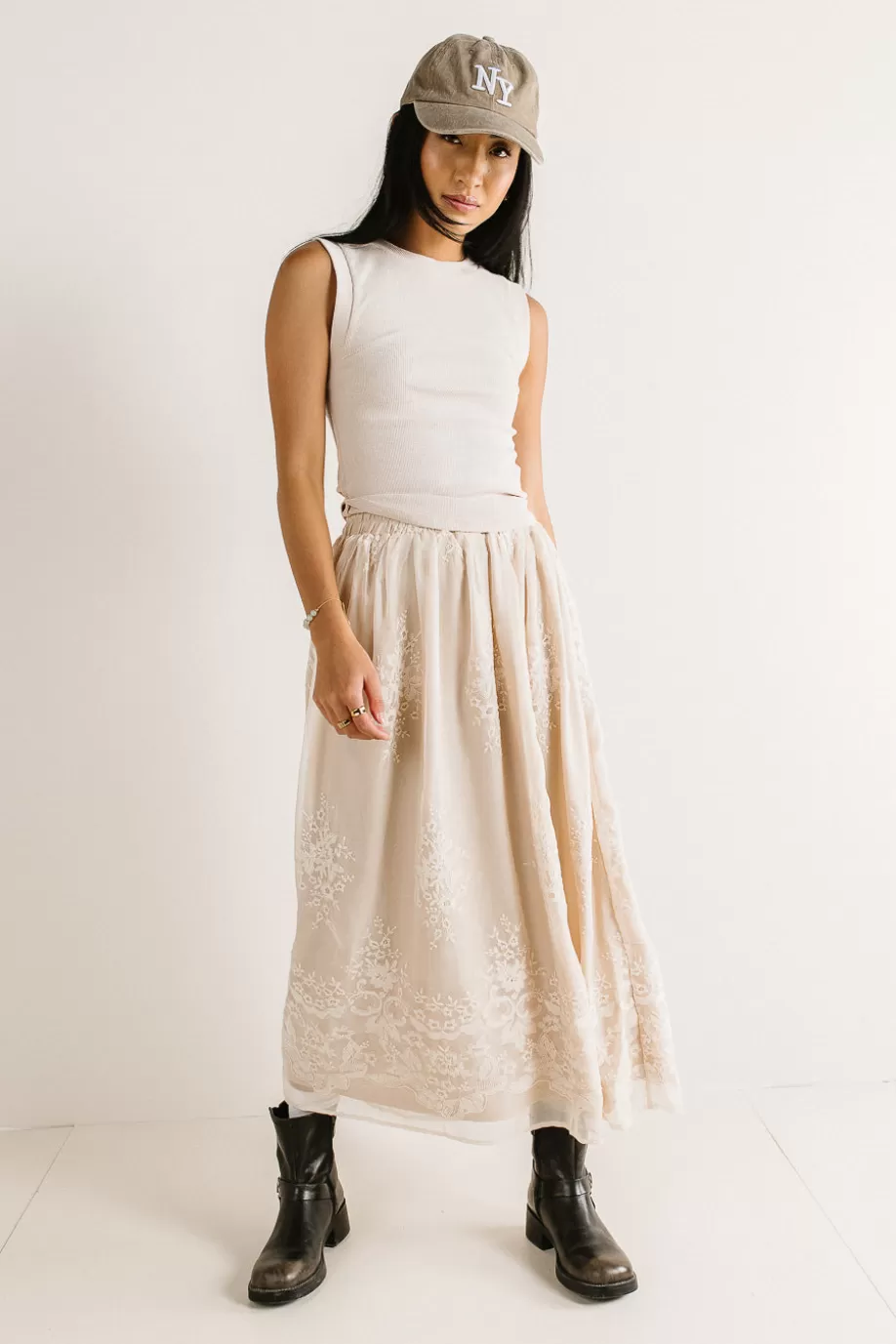 Store Grace Floral Tulle Skirt SKIRTS