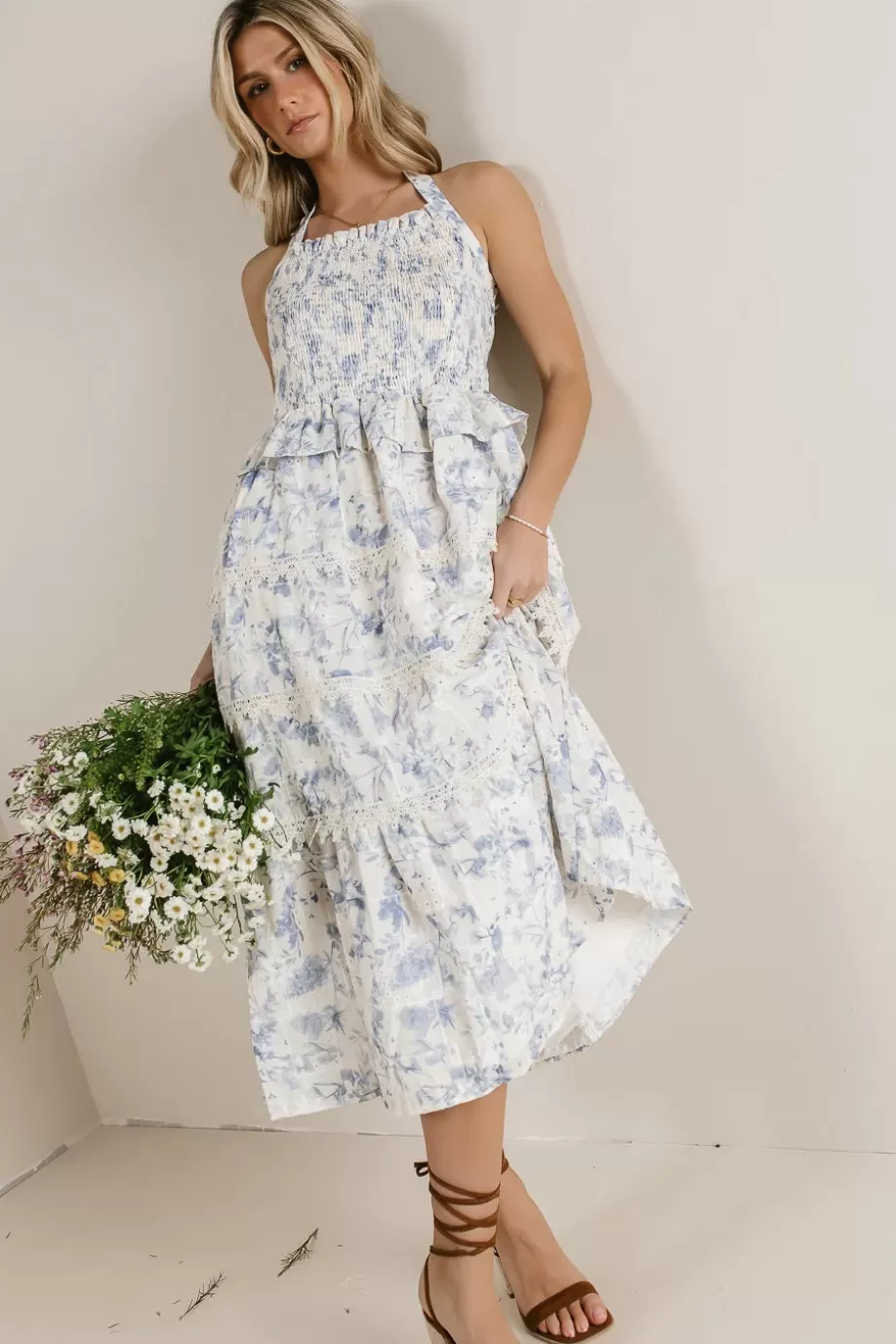 Best Sale Haddie Floral Dress in MIDI DRESSES | DRESSES