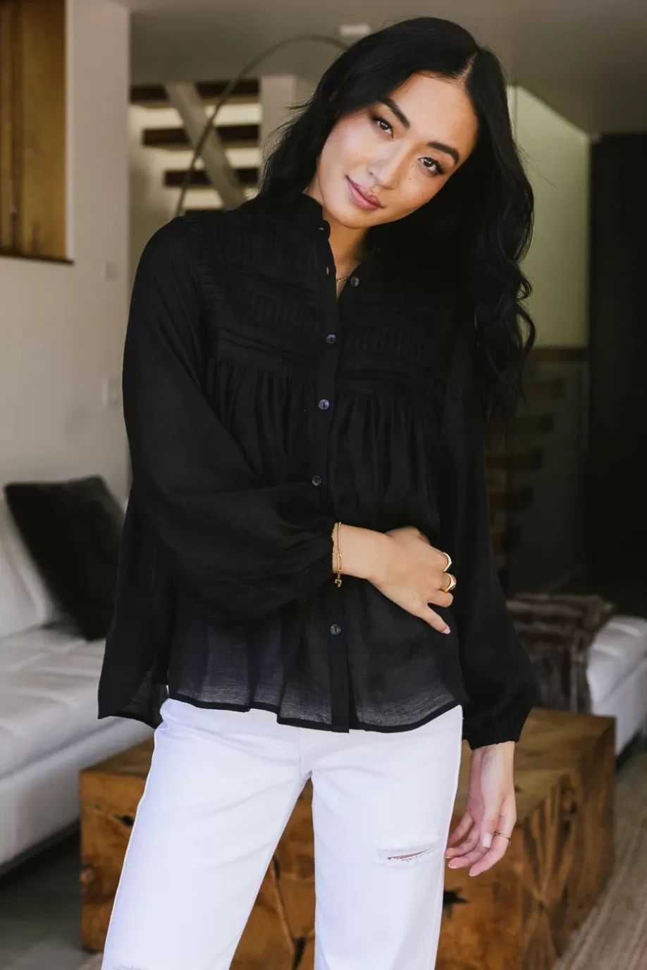 Store Halle Blouse in - FINAL SALE BUTTON DOWN | BLOUSES