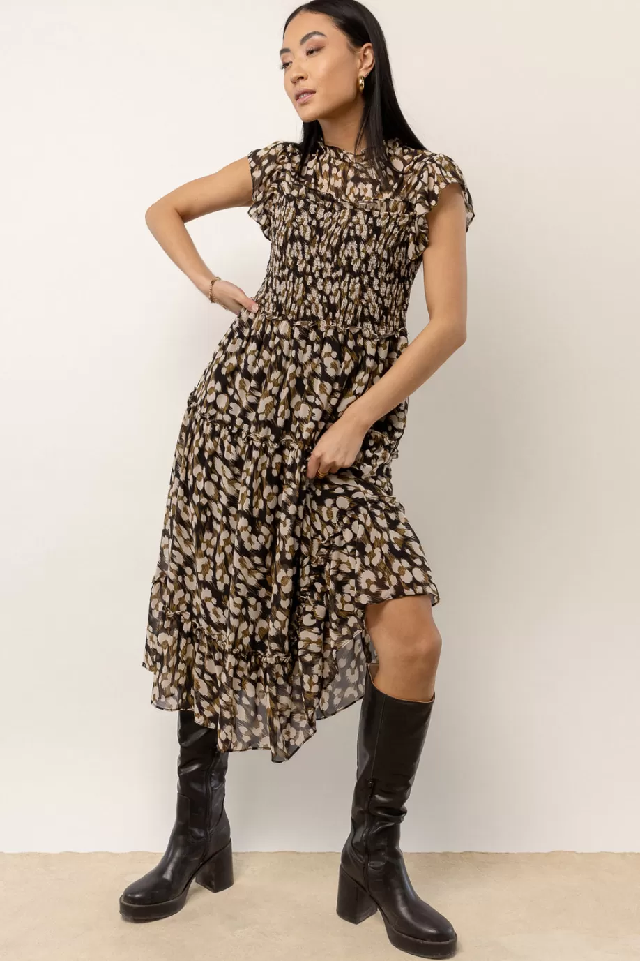 Hot Holden Printed Midi Dress - FINAL SALE DRESSES