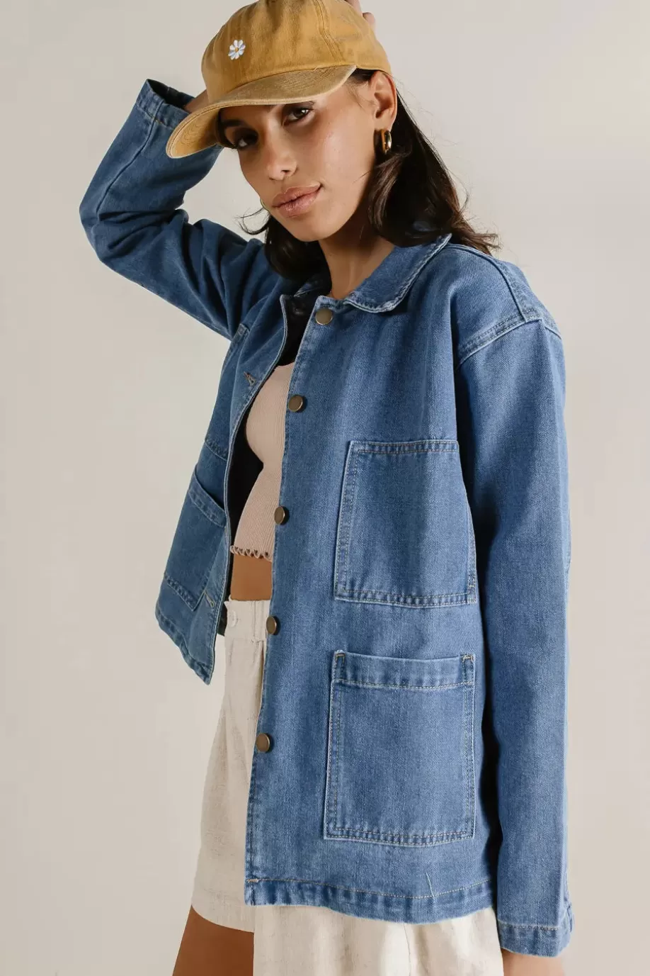 Sale Jasmine Denim Jacket JACKETS & BLAZERS | JACKETS & BLAZERS