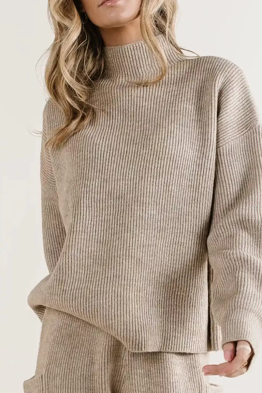 Flash Sale Jaya Mock Neck Sweater in SWEATERS | SWEATERS