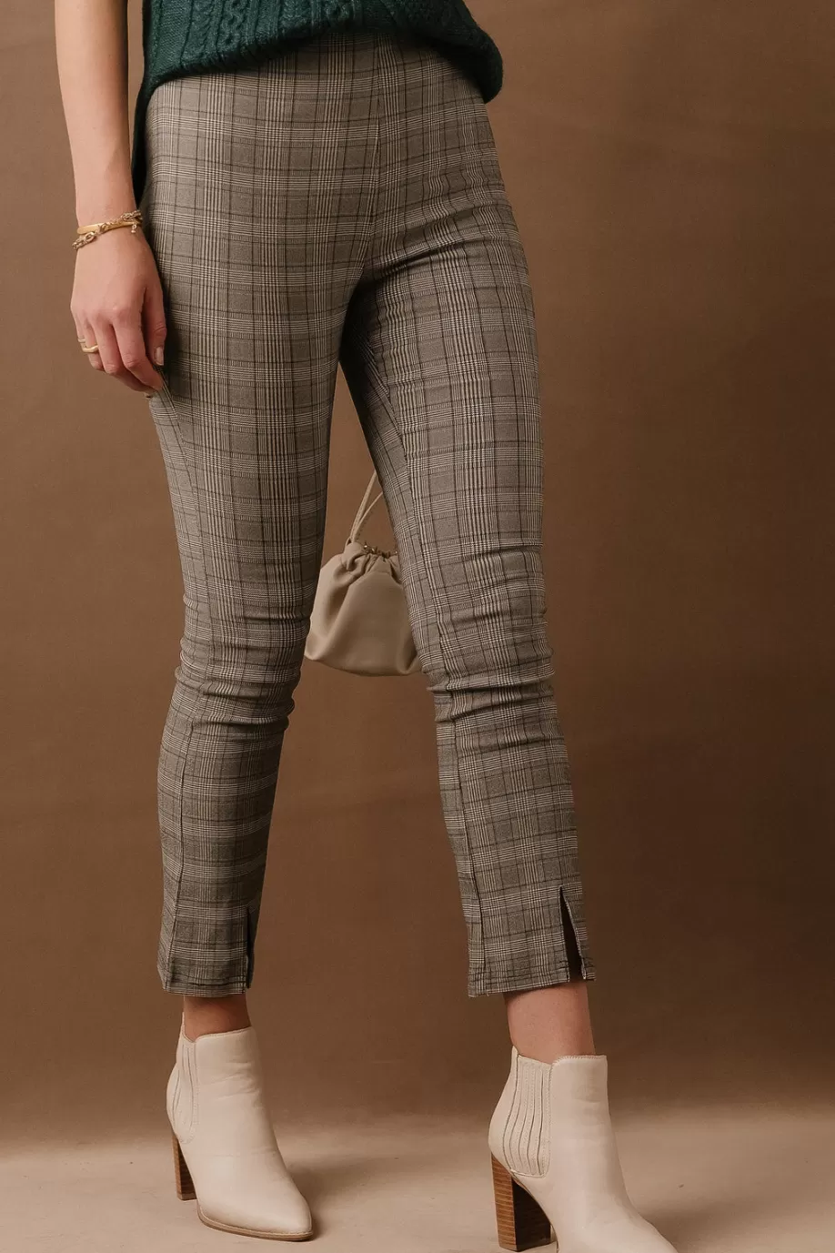 Discount Jeffery Plaid Pants in - FINAL SALE PANTS