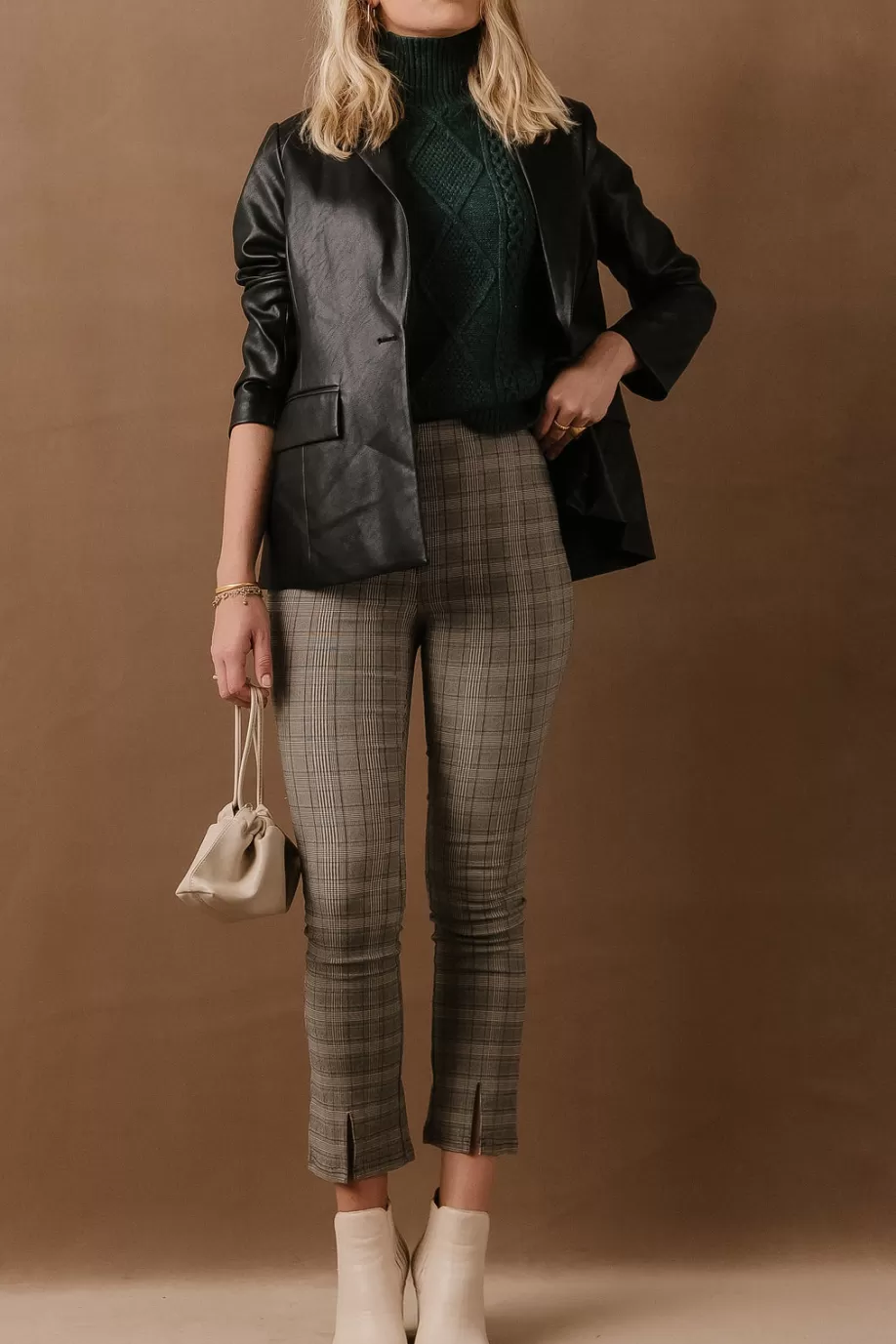 Discount Jeffery Plaid Pants in - FINAL SALE PANTS