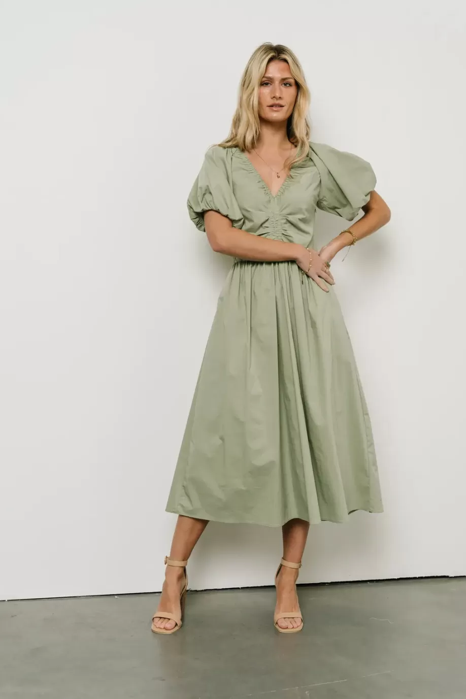 Cheap Kate V-Neck Midi Dress MIDI DRESSES | DRESSES