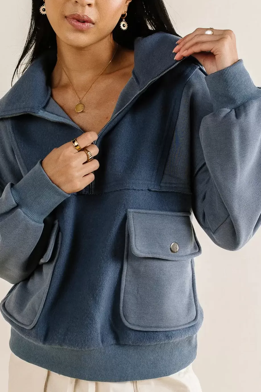 Outlet Katherine Half Zip in SWEATERS | SWEATERS