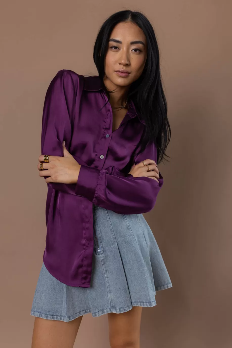 Online Keagan Button Up in - FINAL SALE BUTTON DOWN | BLOUSES