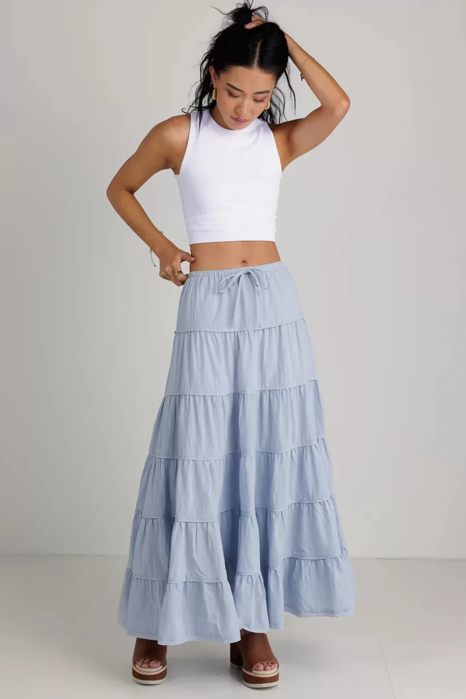 Store Kenzington Tiered Skirt in SKIRTS