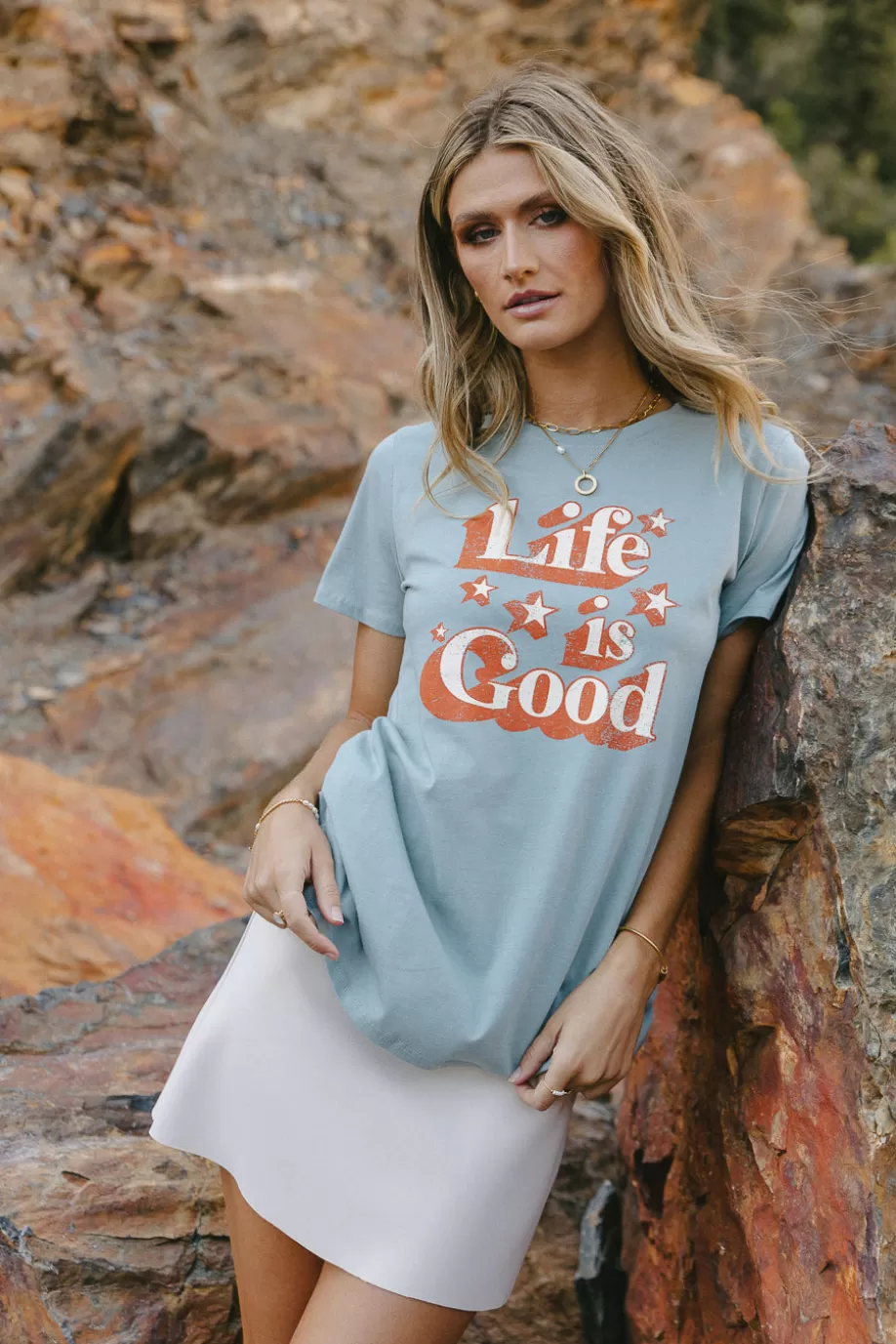 Fashion Life Is Good Graphic Tee - FINAL SALE GRAPHICS | TEES & TANKS