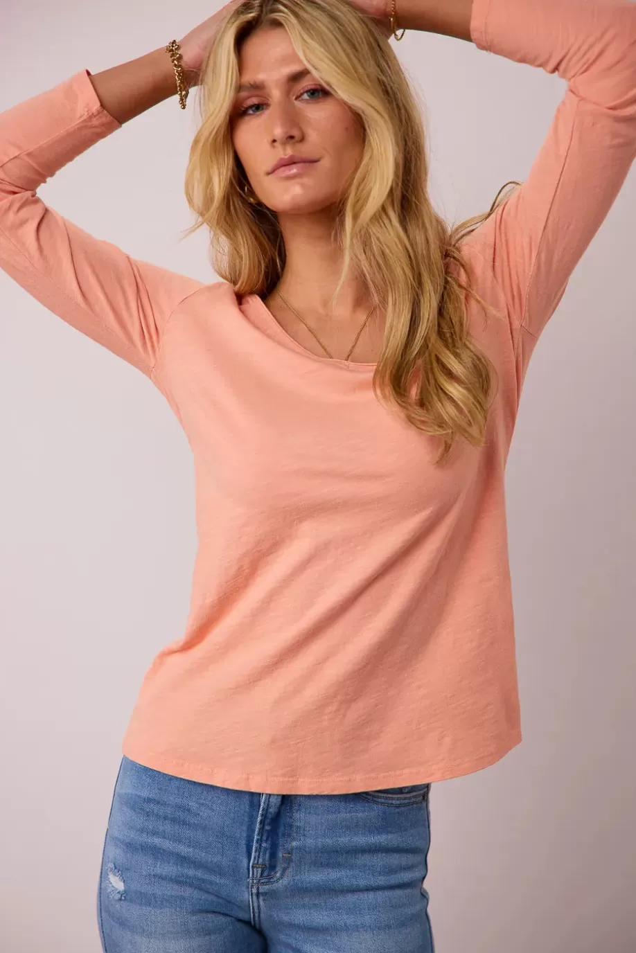 Clearance Long Sleeve V-Neck T-Shirt in TEES & TANKS | TEES & TANKS