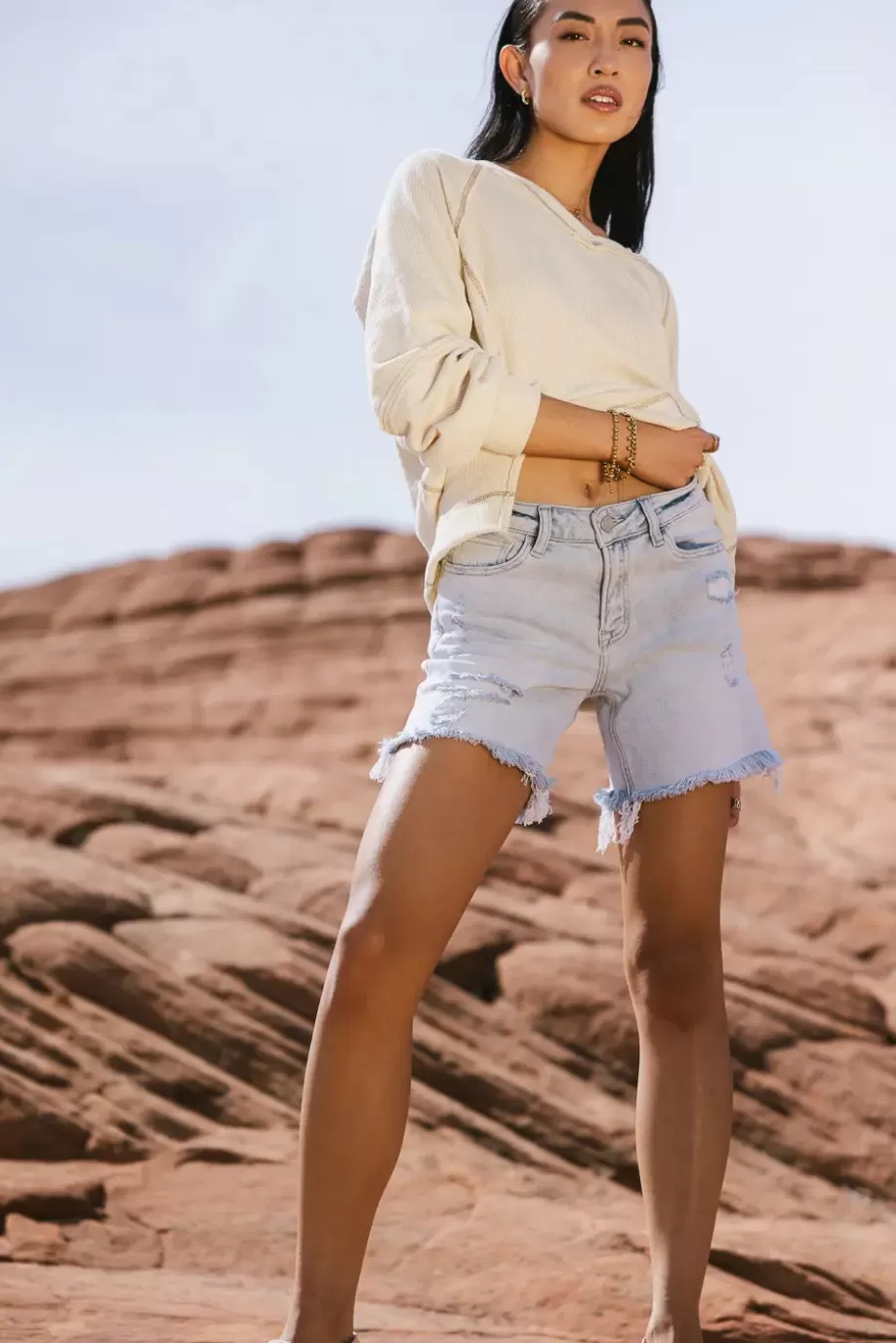 Online Loretta Mid Thigh Shorts SHORTS | DENIM SHORTS