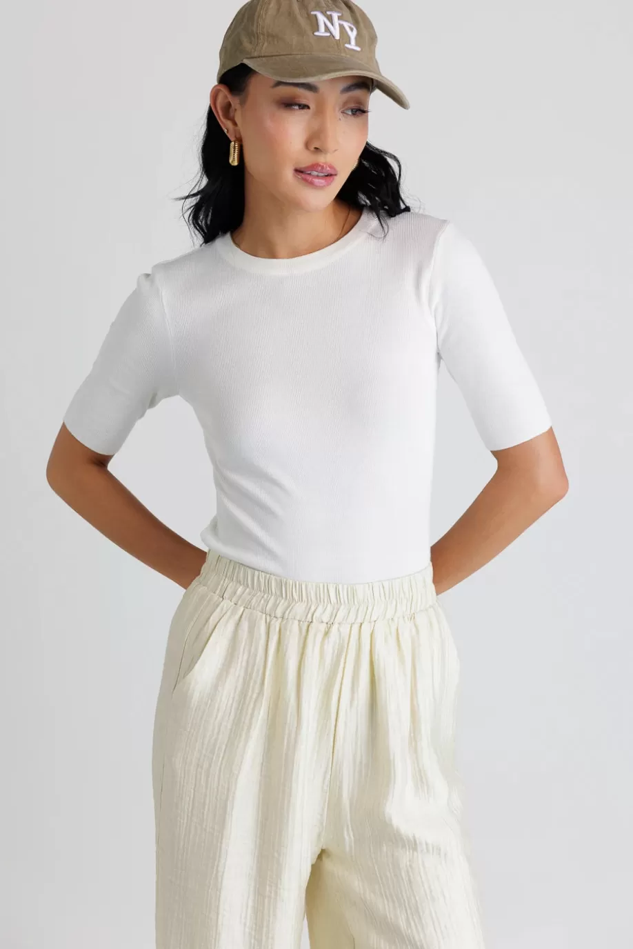 Best Sale Lorie Sweater Top in Off White SWEATERS | SWEATERS