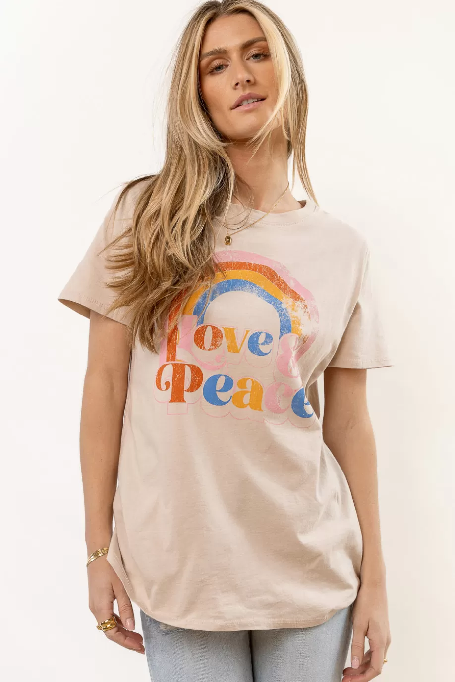 Fashion Love and Peace Graphic Tee - FINAL SALE GRAPHICS | TEES & TANKS