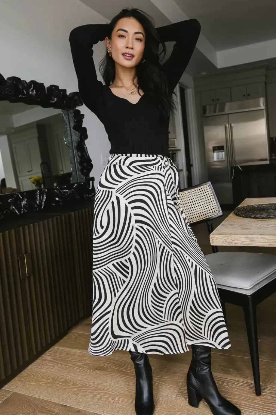 Shop Lydia Abstract Skirt SKIRTS